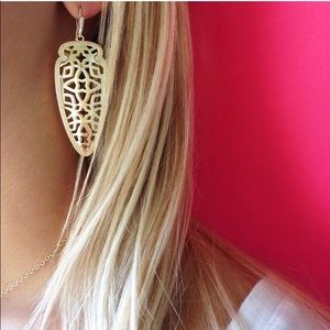 Kendra Scott Sadie Earrings in Silver/Gold